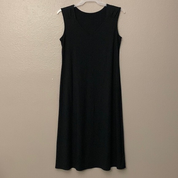 Spread Your Wings Woman’s maxi Dress with rushing on shoulder straps M - Picture 2 of 8